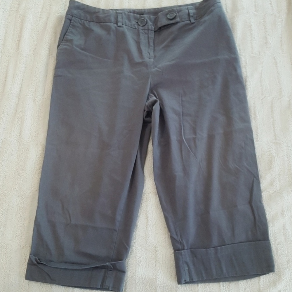 👖Gray stretch capri pants - Size 16